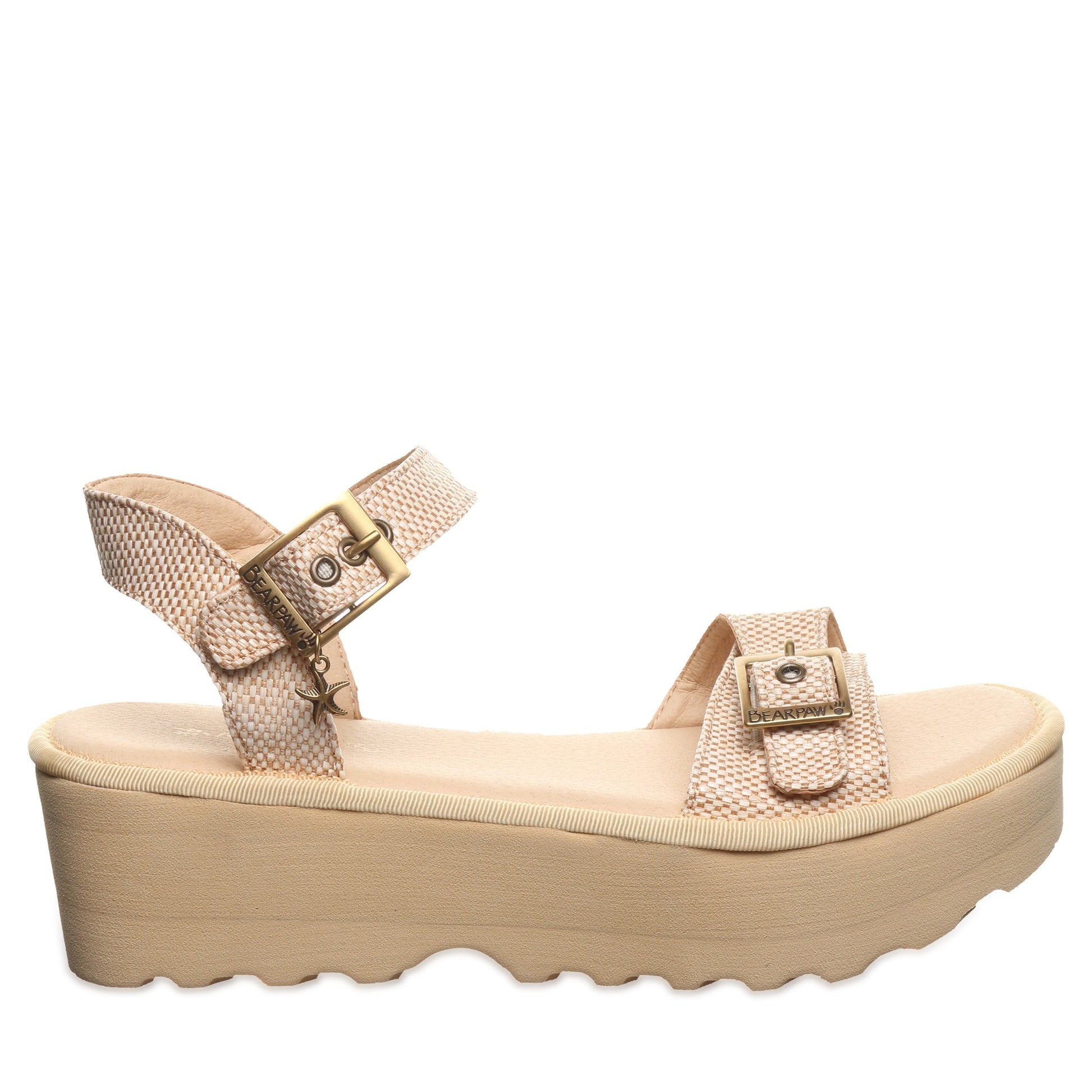 Bearpaw Cassidy Women's Sandals - 3426W - Natural - side view 2