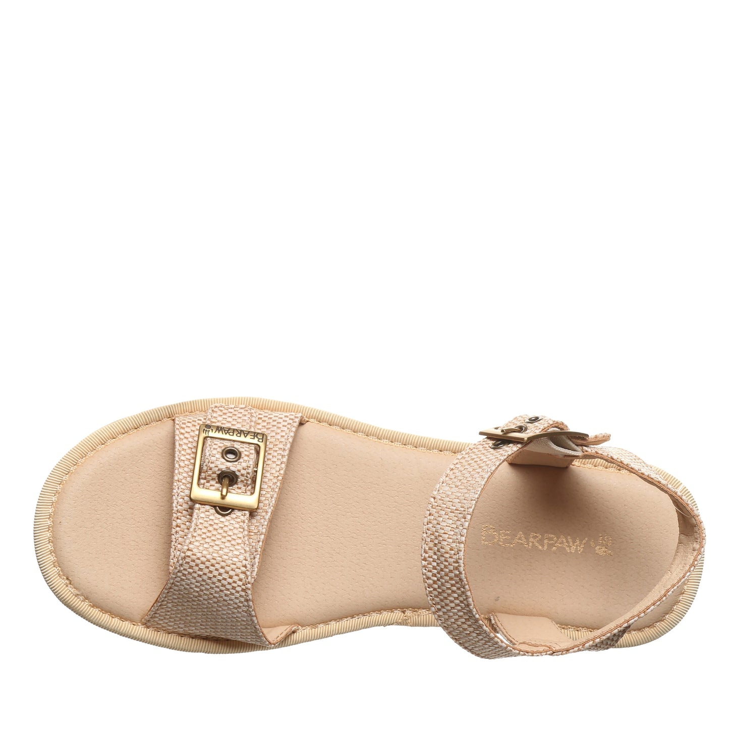 Bearpaw Cassidy Women's Sandals - 3426W - Natural - top view