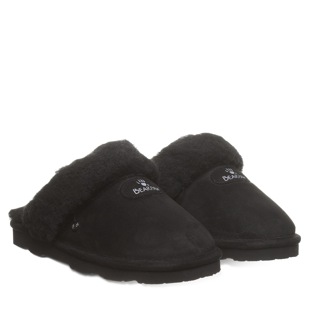 Bearpaw EFFIE VEGAN Women's Slippers - 3127W - Black - pair view