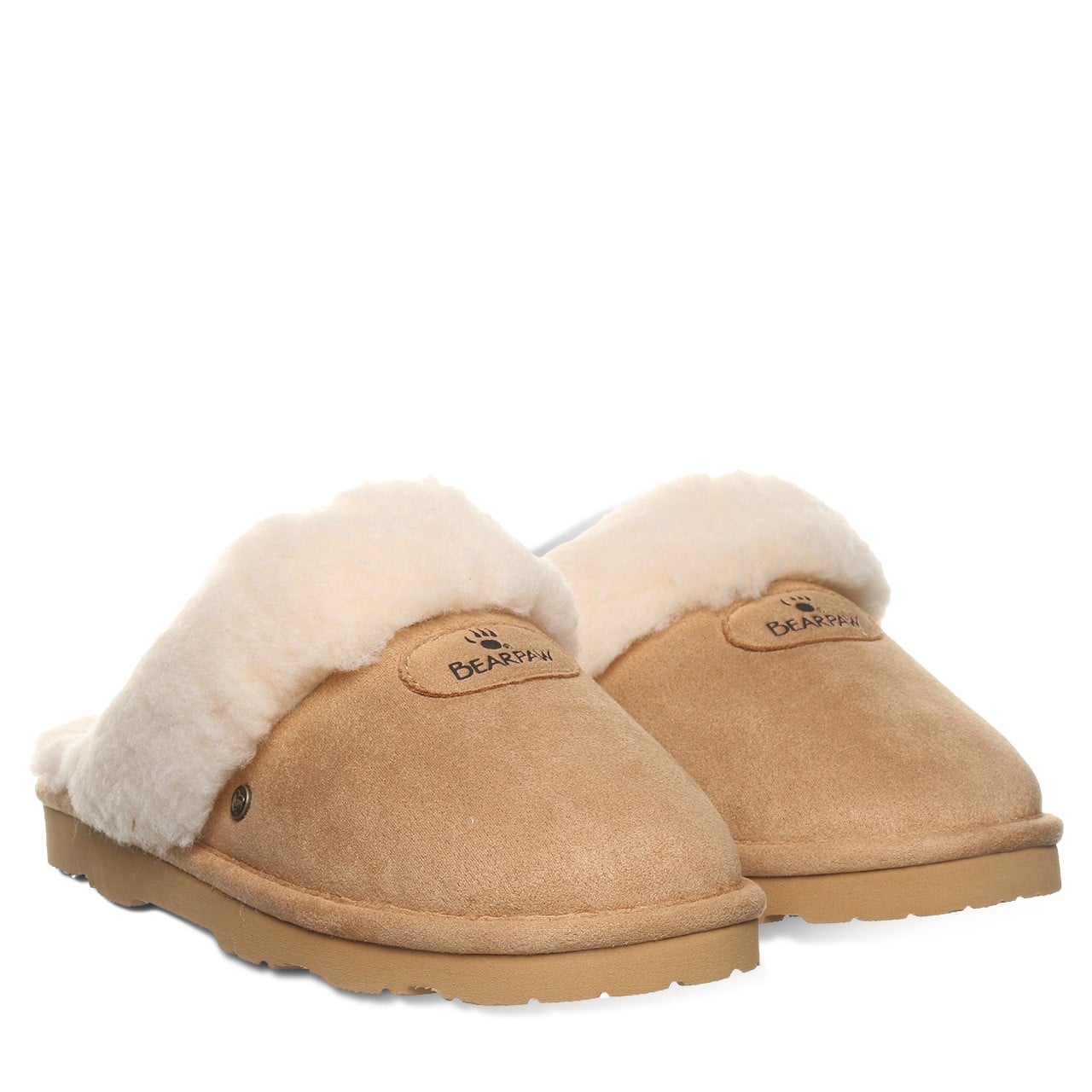 Bearpaw EFFIE VEGAN Women's Slippers - 3127W - Iced Coffee - pair view
