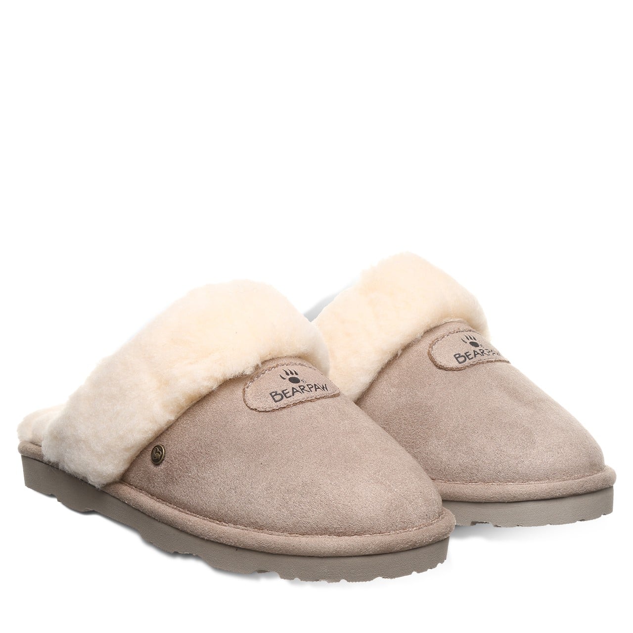 Bearpaw EFFIE VEGAN Women's Slippers - 3127W - Mushroom - pair view