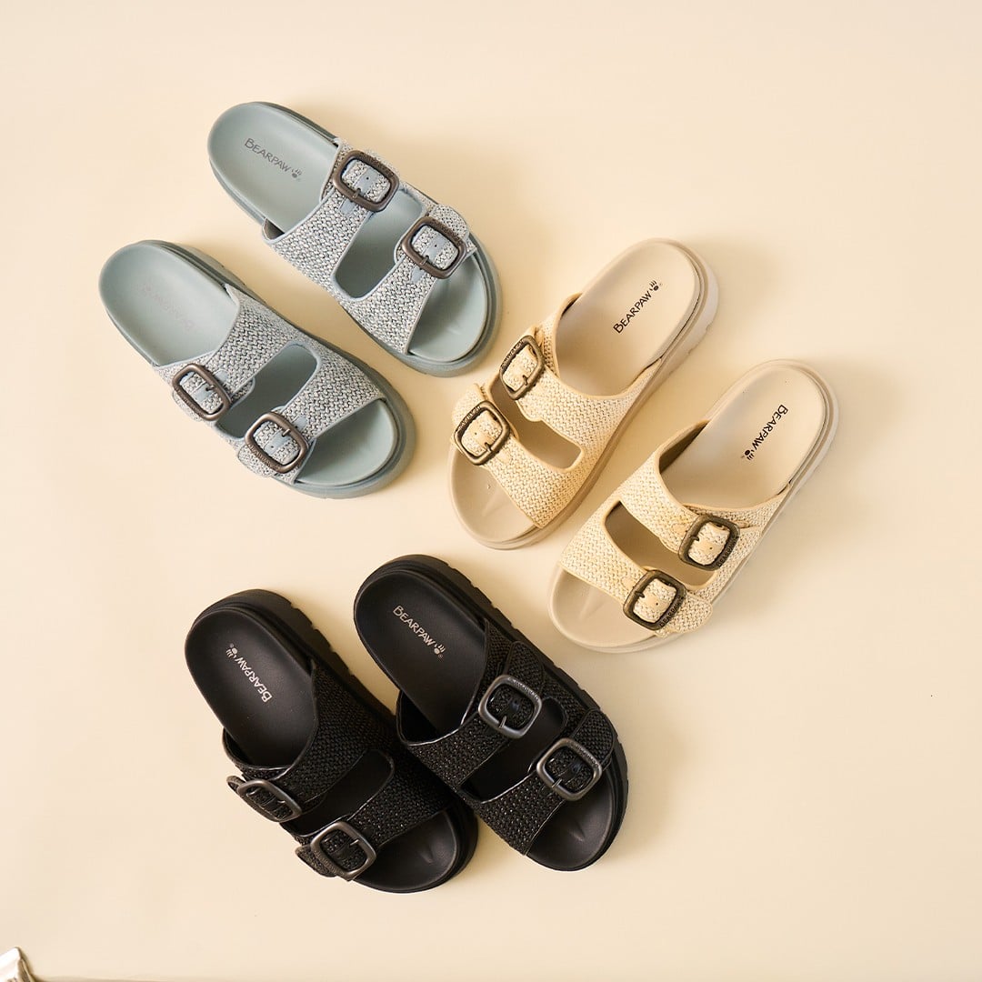 Bearpaw ETERNAL Women's Sandals - 3262W - Black - lifestyle view2