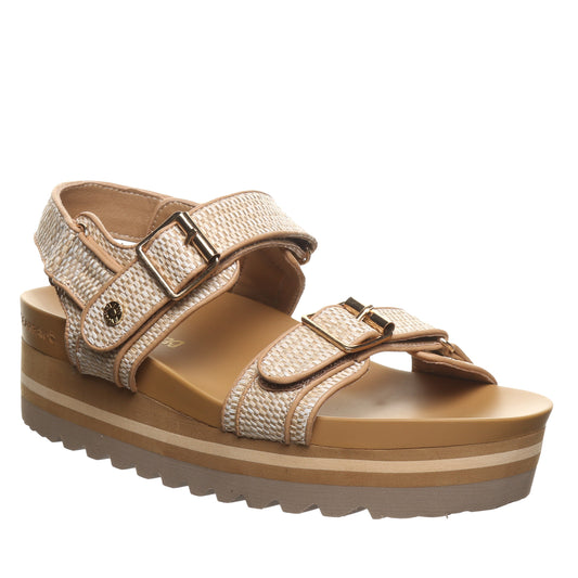 Bearpaw Gabrielle Women's Sandals - 3429W - Natural - angle main