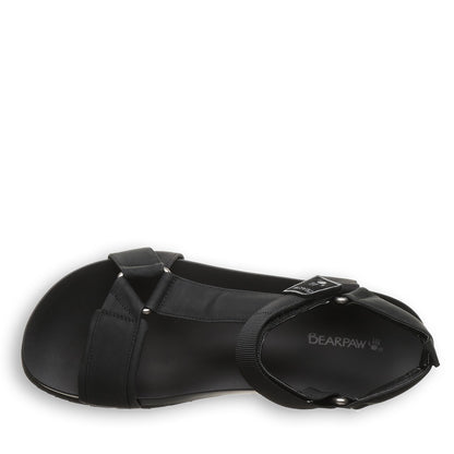 Bearpaw HYDRA Women's Sandals - 3261W - Black - top view