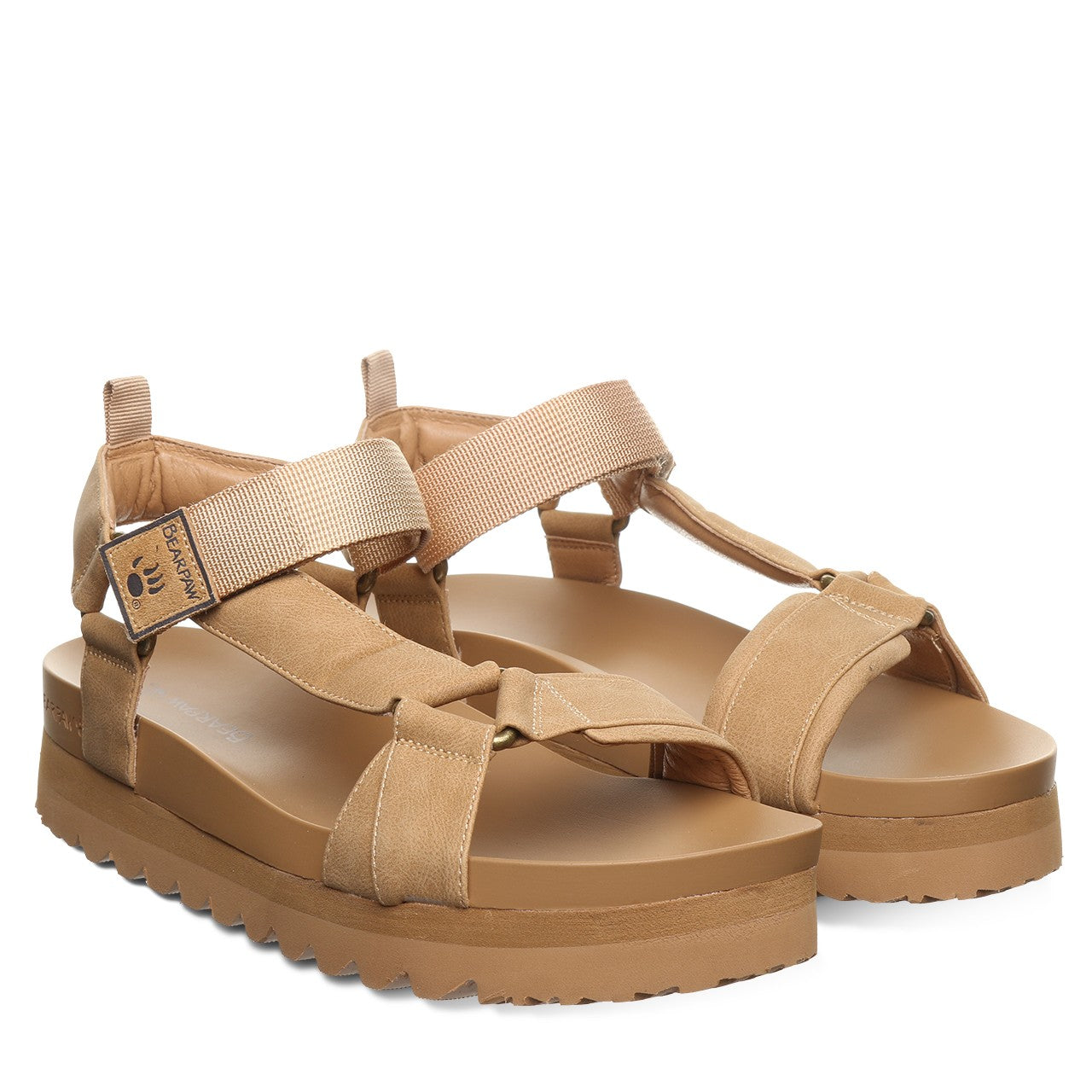 Bearpaw HYDRA Women's Sandals - 3261W - Iced Coffee - pair view