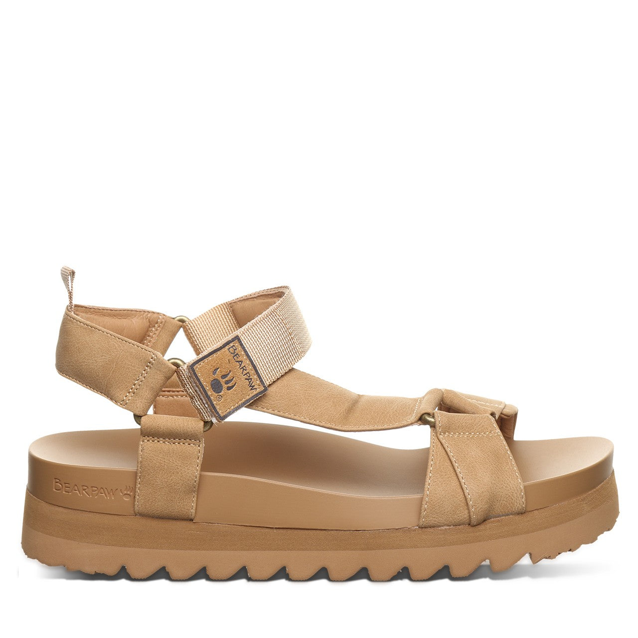 Bearpaw HYDRA Women's Sandals - 3261W - Iced Coffee - side view 2