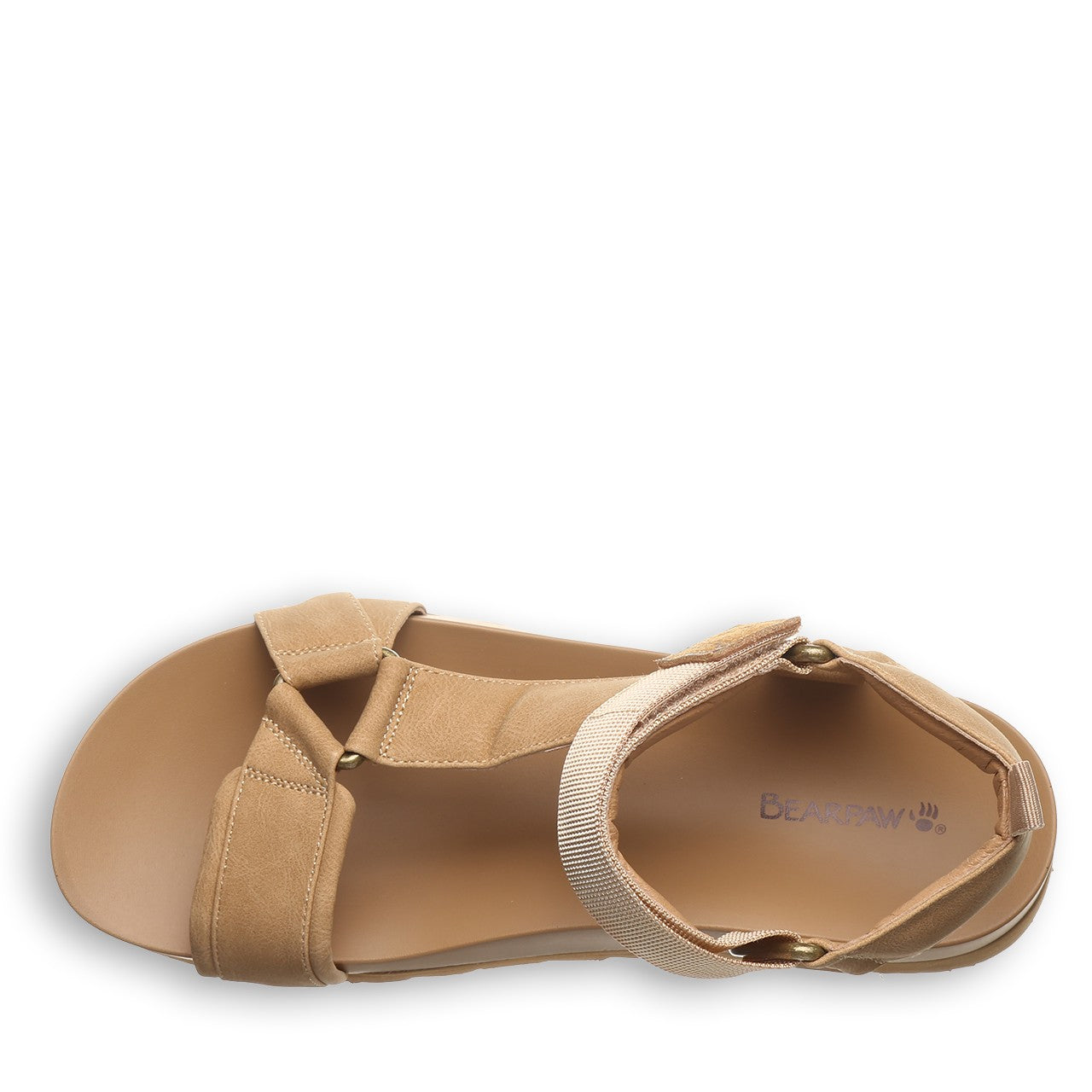 Bearpaw HYDRA Women's Sandals - 3261W - Iced Coffee - top view