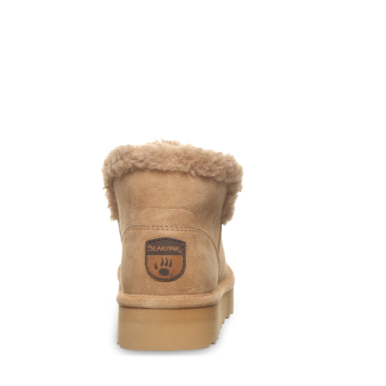 Bearpaw MAEVE PLATFORM LO Women's Boots - 3120W - Iced Coffee Solid - back view