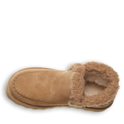 Bearpaw MAEVE PLATFORM LO Women's Boots - 3120W - Iced Coffee Solid - top view