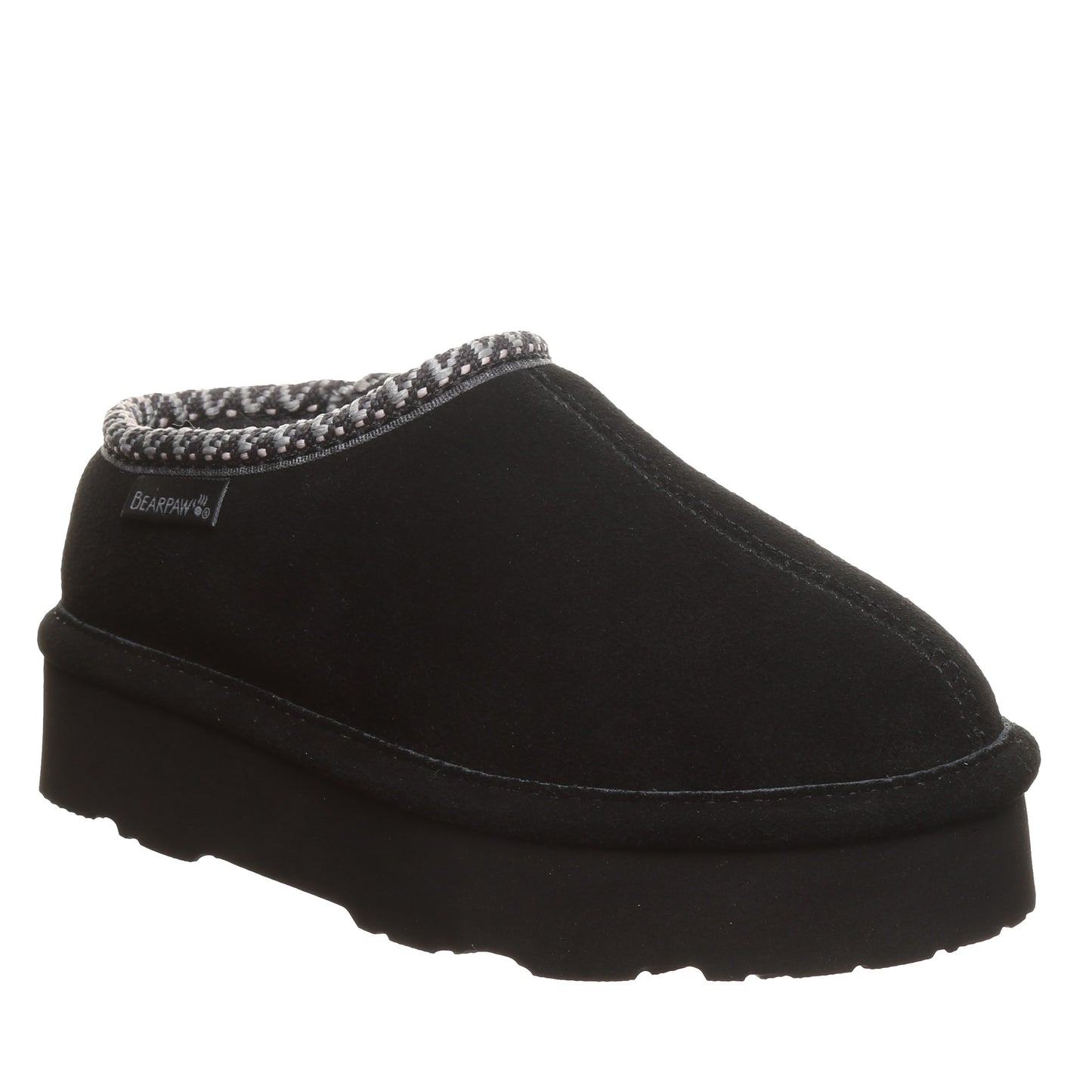 Bearpaw MARTIS YOUTH Youth's Slippers - 3038Y - Black/black - angle main