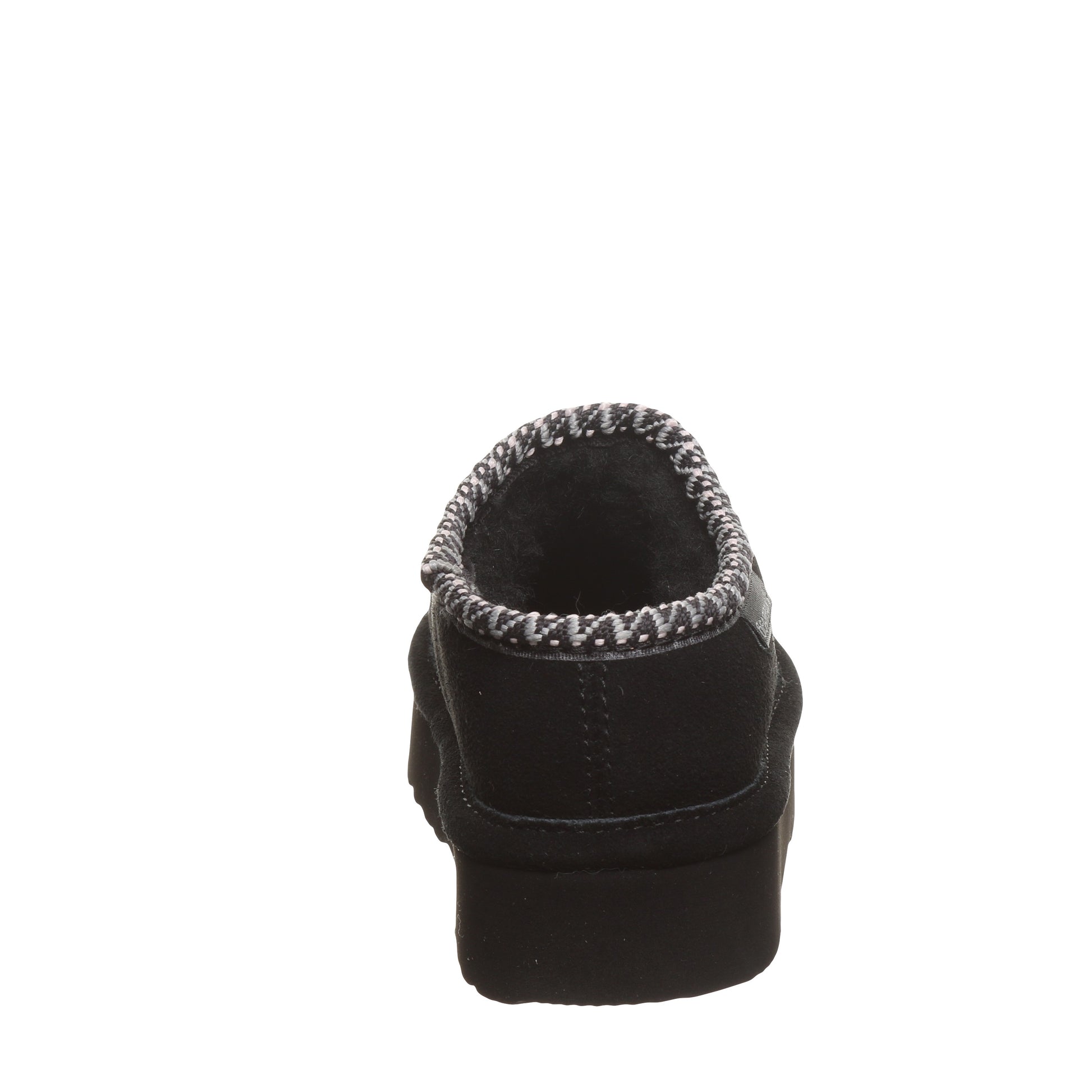 Bearpaw MARTIS YOUTH Youth's Slippers - 3038Y - Black/black - back view