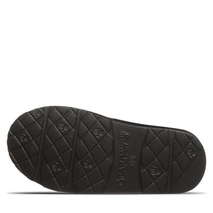 Bearpaw MARTIS YOUTH Youth's Slippers - 3038Y - Black/black - bottom view