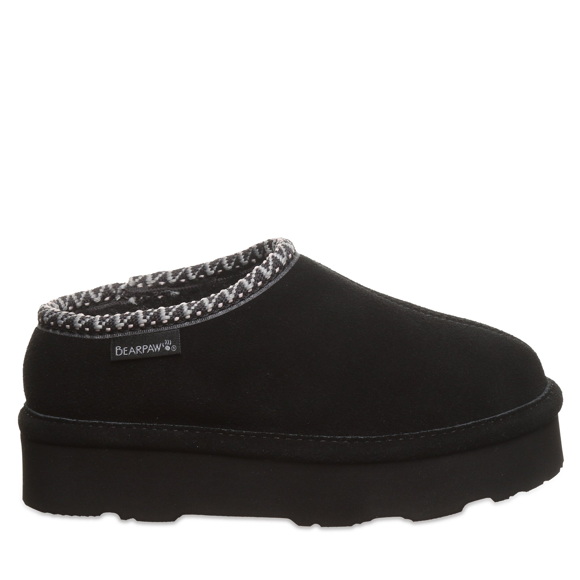 Bearpaw MARTIS YOUTH Youth's Slippers - 3038Y - Black/black - side view 2