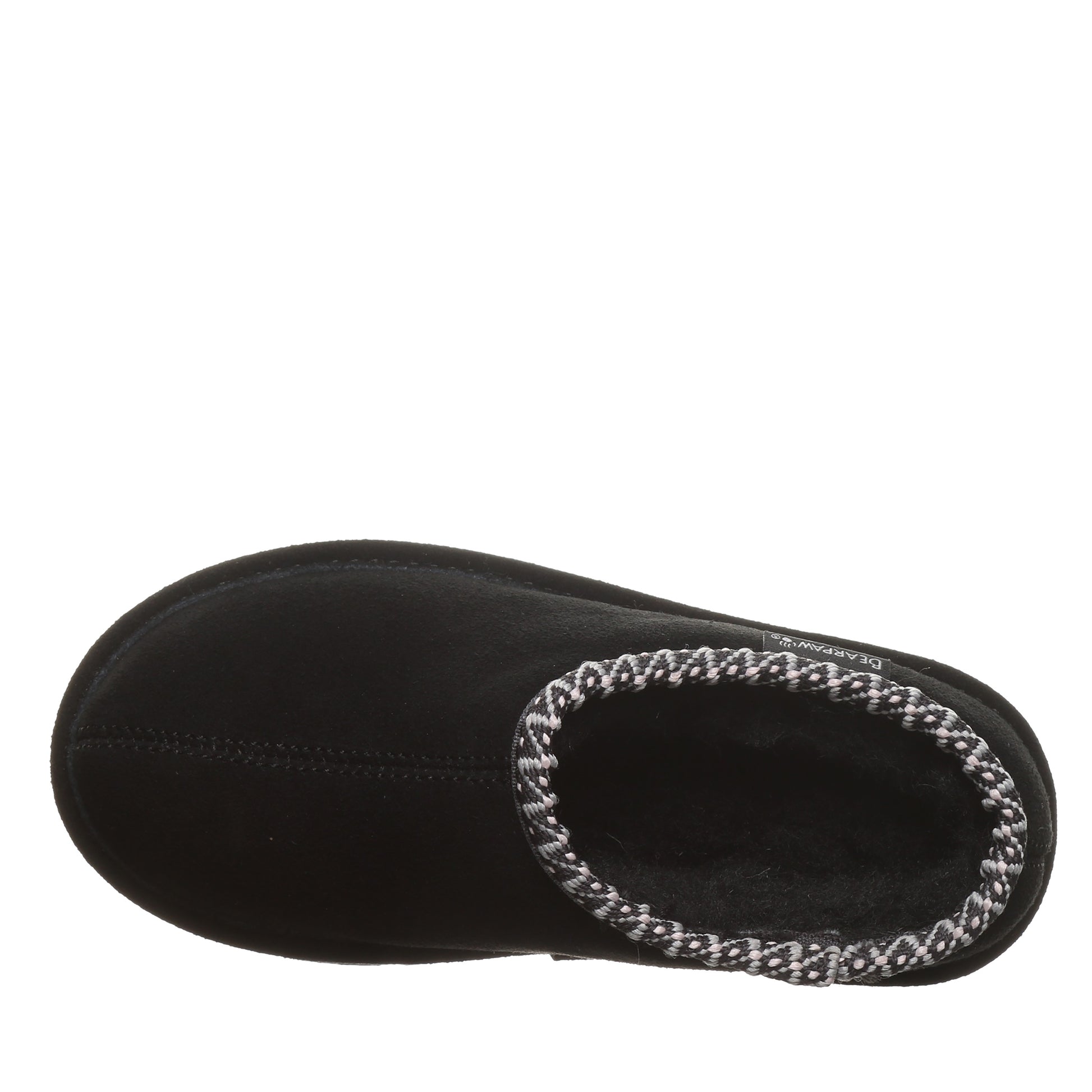 Bearpaw MARTIS YOUTH Youth's Slippers - 3038Y - Black/black - top view