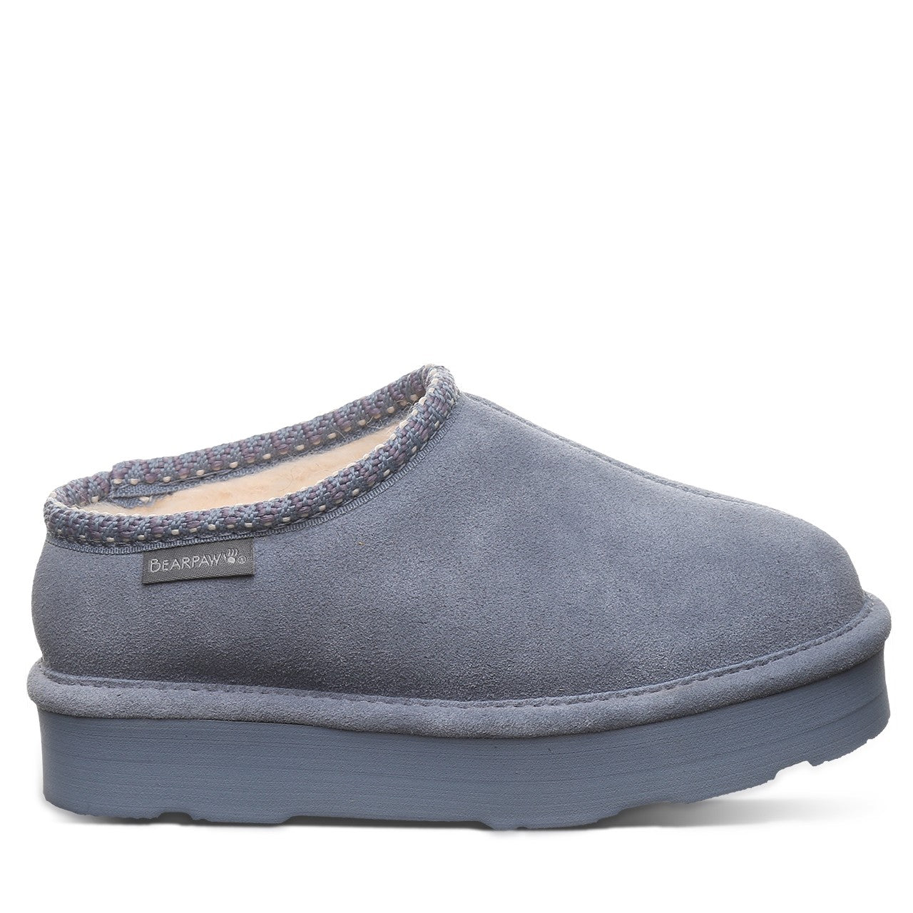 Bearpaw MARTIS YOUTH Youth's Slippers - 3038Y - Blue Fin - side view 2