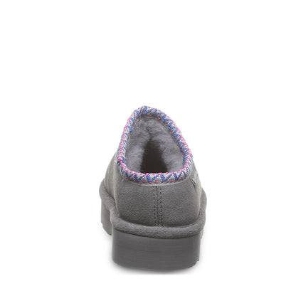 Bearpaw MARTIS YOUTH Youth's Slippers - 3038Y - Charcoal - back view