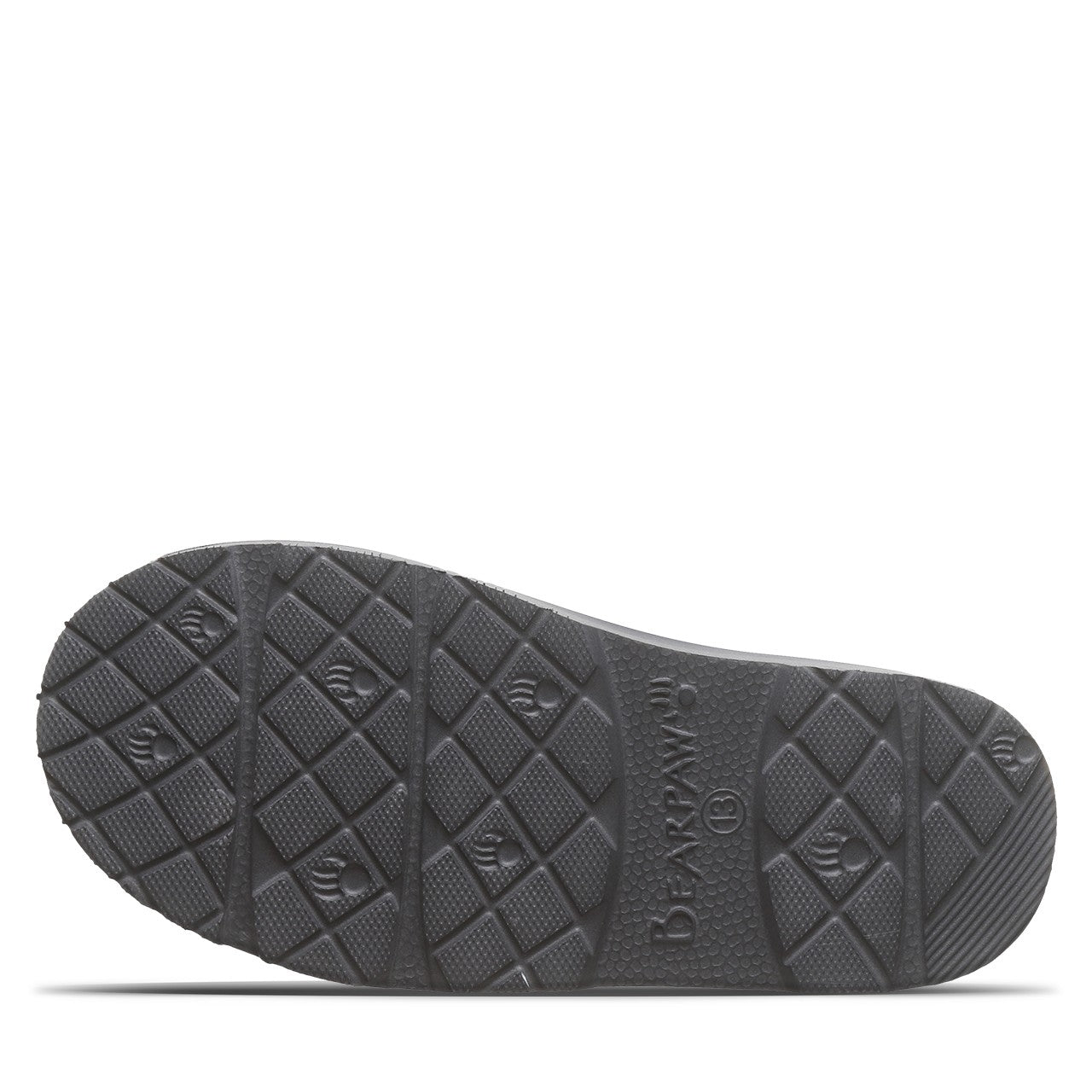 Bearpaw MARTIS YOUTH Youth's Slippers - 3038Y - Charcoal - bottom view