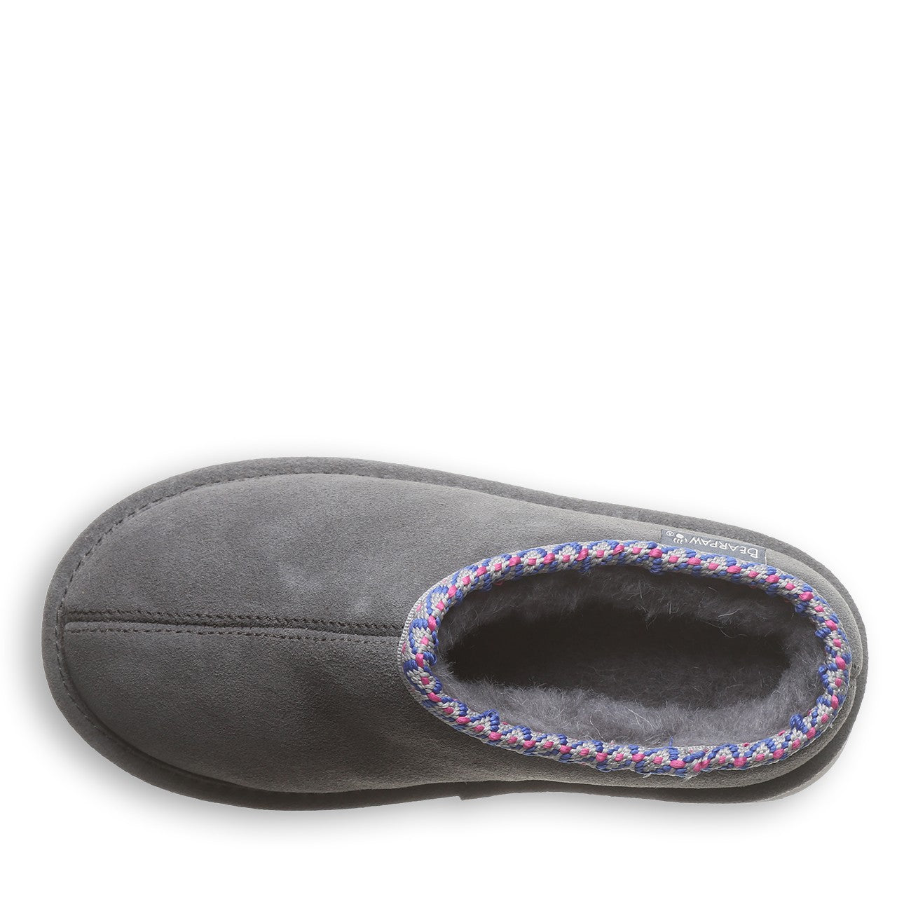 Bearpaw MARTIS YOUTH Youth's Slippers - 3038Y - Charcoal - top view
