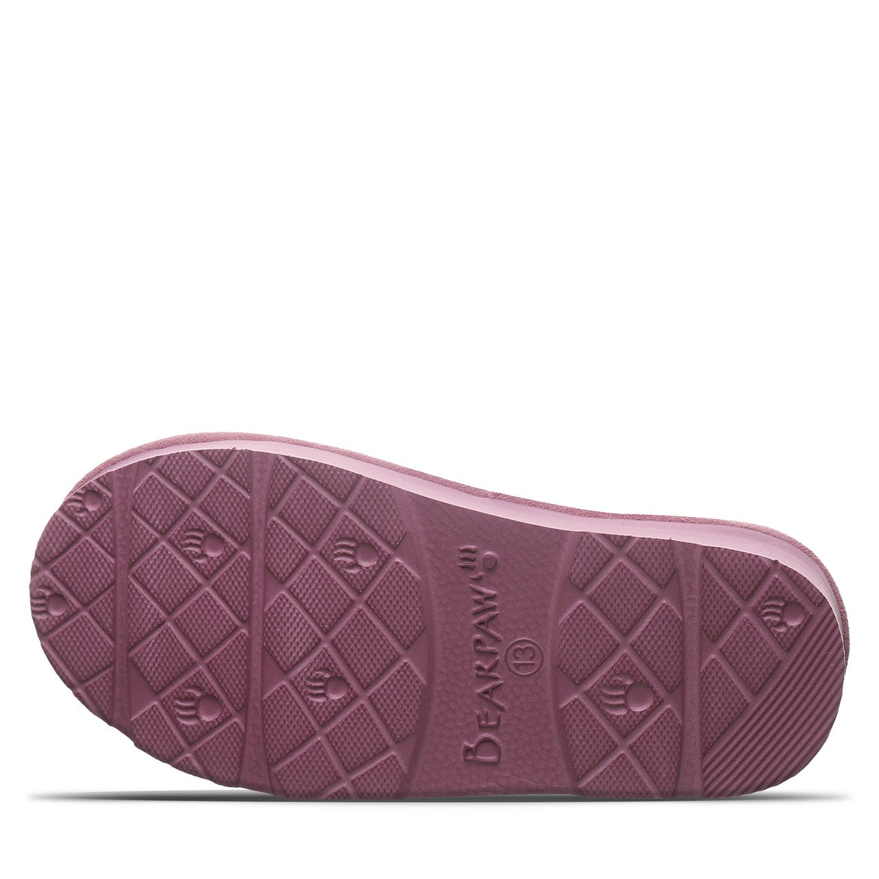 Bearpaw MARTIS YOUTH Youth's Slippers - 3038Y - Dusky Orchid - bottom view