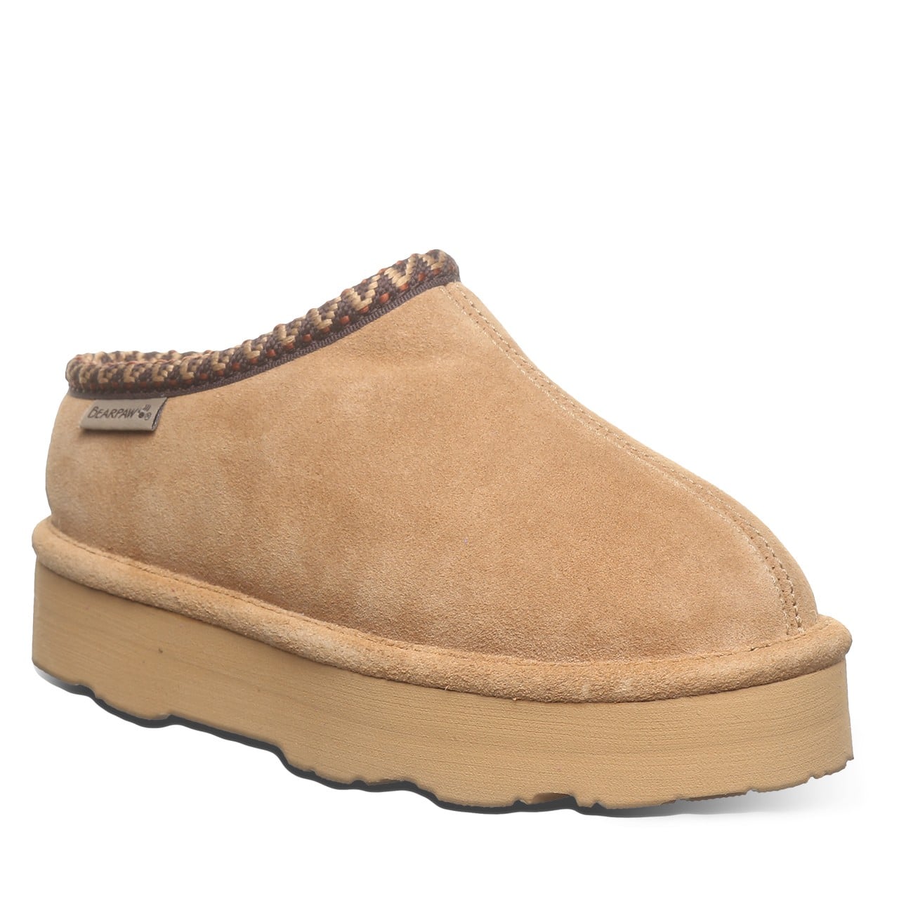 Bearpaw MARTIS YOUTH Youth's Slippers - 3038Y - Iced Coffee Solid - angle main