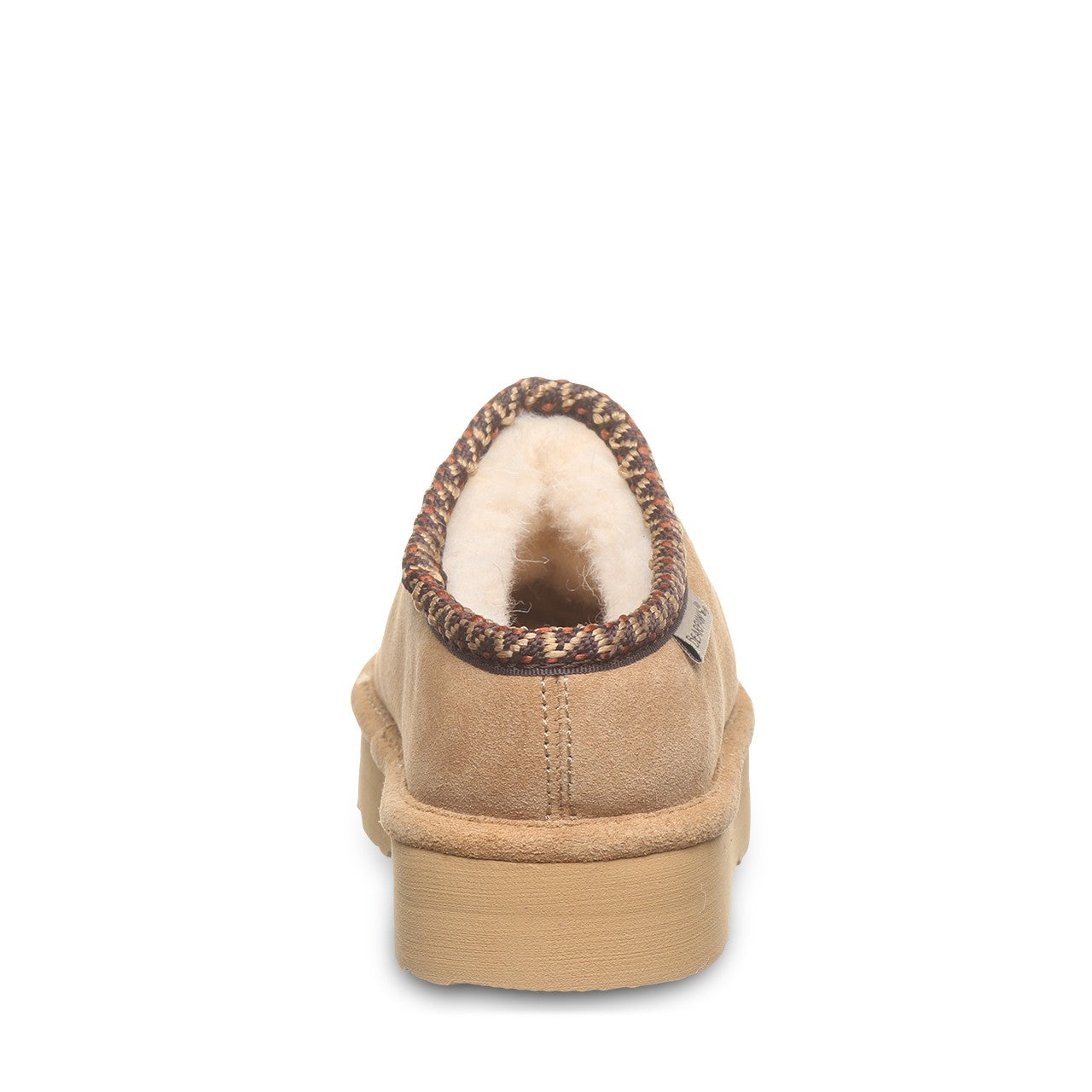 Bearpaw MARTIS YOUTH Youth's Slippers - 3038Y - Iced Coffee Solid - back view