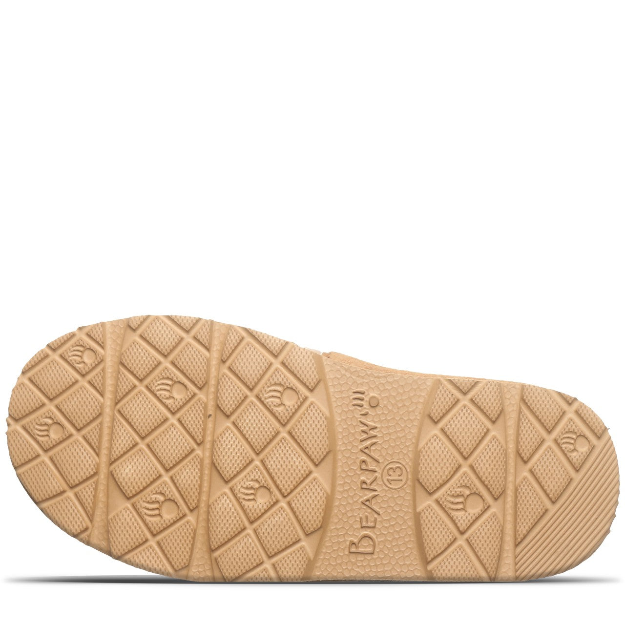 Bearpaw MARTIS YOUTH Youth's Slippers - 3038Y - Iced Coffee Solid - bottom view