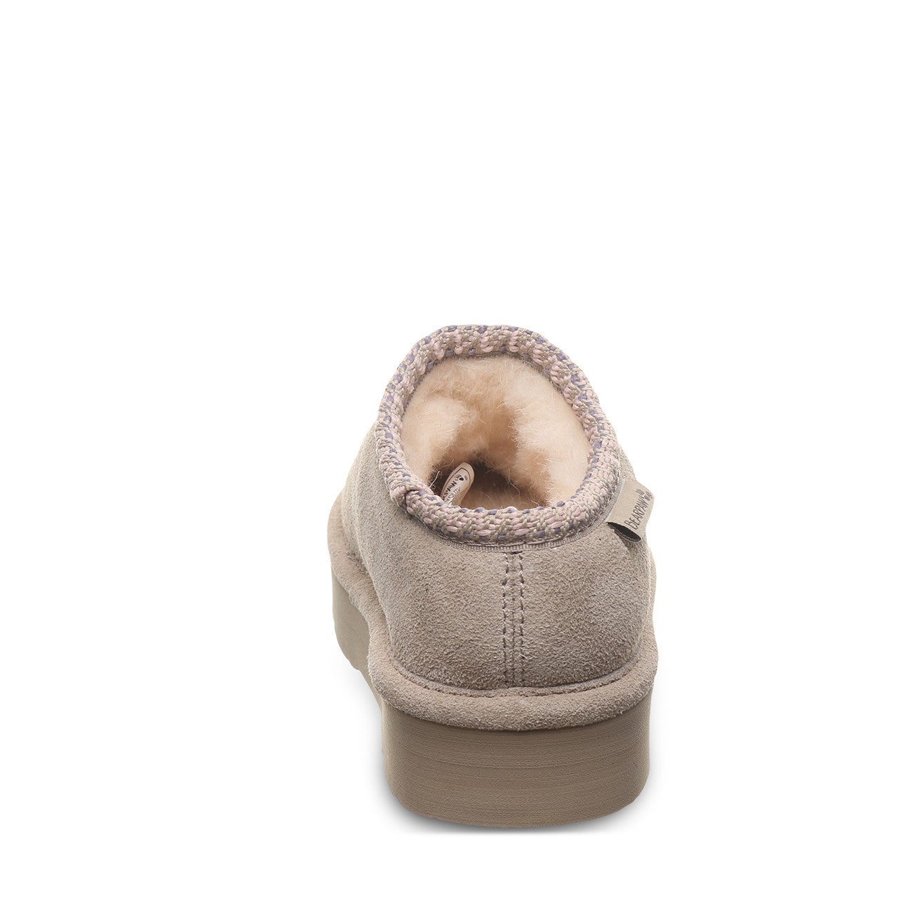 Bearpaw MARTIS YOUTH Youth's Slippers - 3038Y - Mushroom - back view