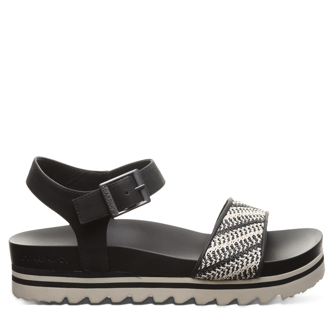 Bearpaw ORION Women's Sandals - 3260W - Black/white - side view 2