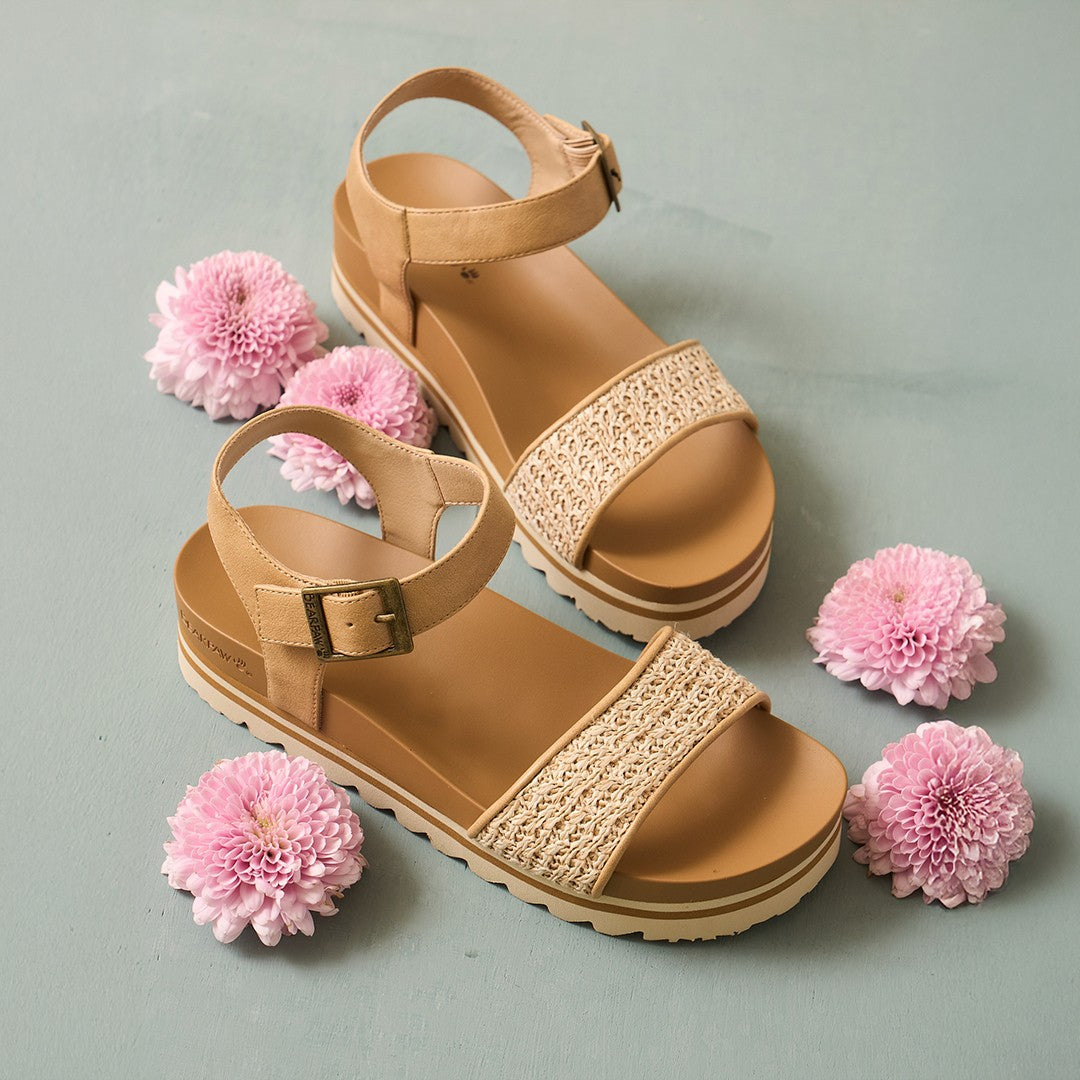 Bearpaw ORION Women's Sandals - 3260W - Natural - lifestyle view