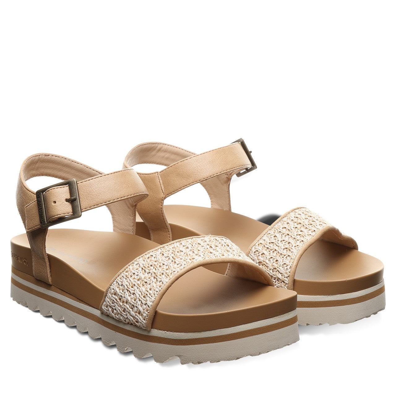 Bearpaw ORION Women's Sandals - 3260W - Natural - pair view