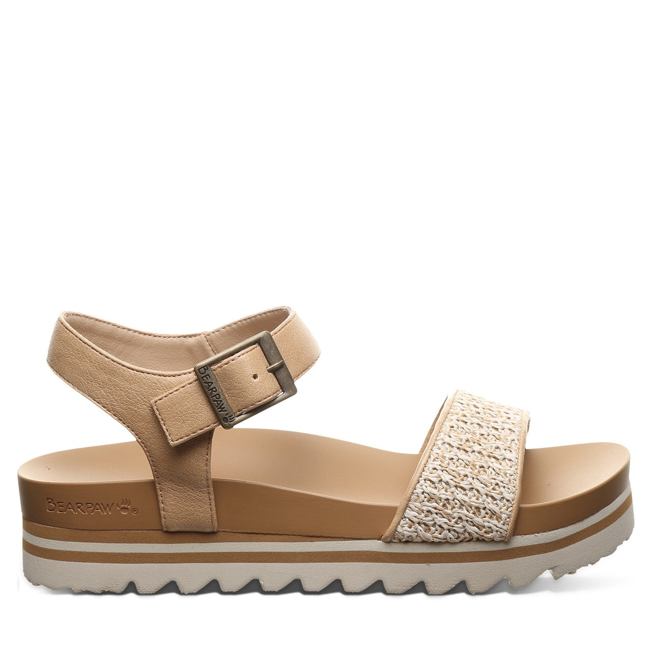 Bearpaw ORION Women's Sandals - 3260W - Natural - side view 2