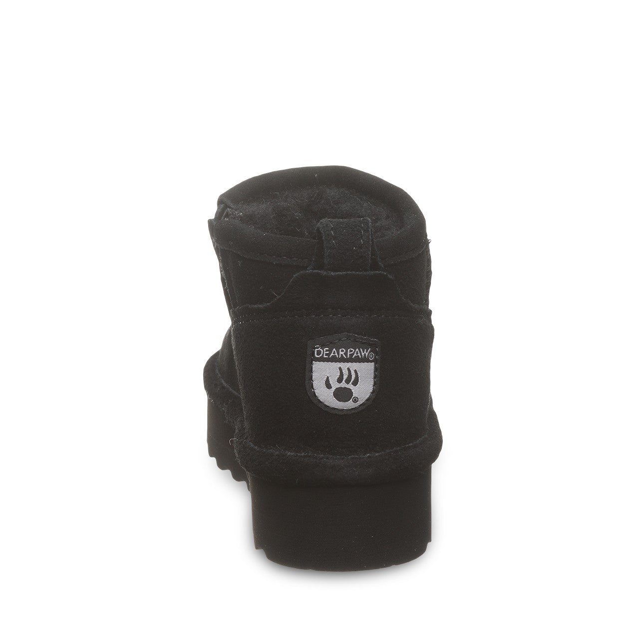 Bearpaw RETRO SHORTY YOUTH Youth's Boots - 2940Y - Black - back view