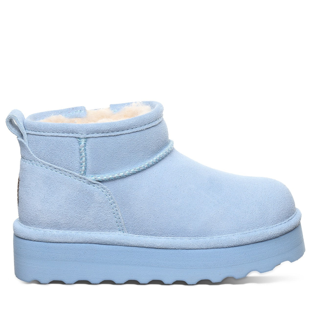 Bearpaw RETRO SHORTY YOUTH Youth's Boots - 2940Y - Blissful Blue - side view 2