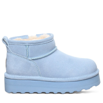 Bearpaw RETRO SHORTY YOUTH Youth's Boots - 2940Y - Blissful Blue - side view 2
