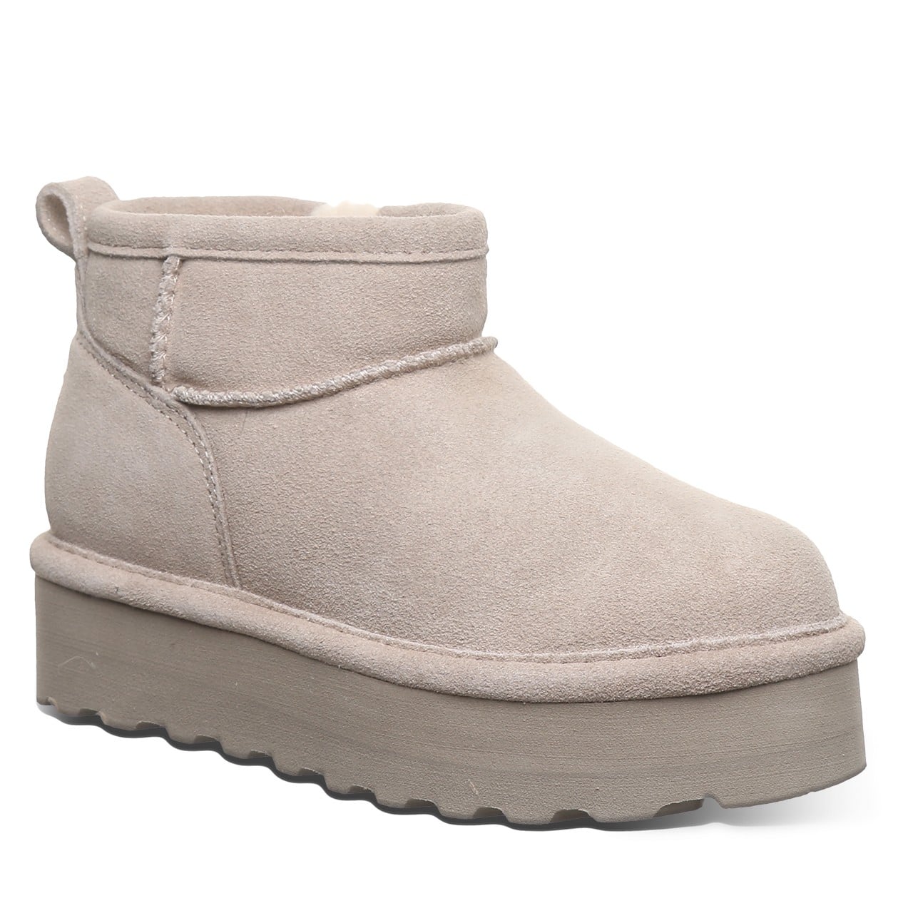 Bearpaw RETRO SHORTY YOUTH Youth's Boots - 2940Y - Mushroom - angle main