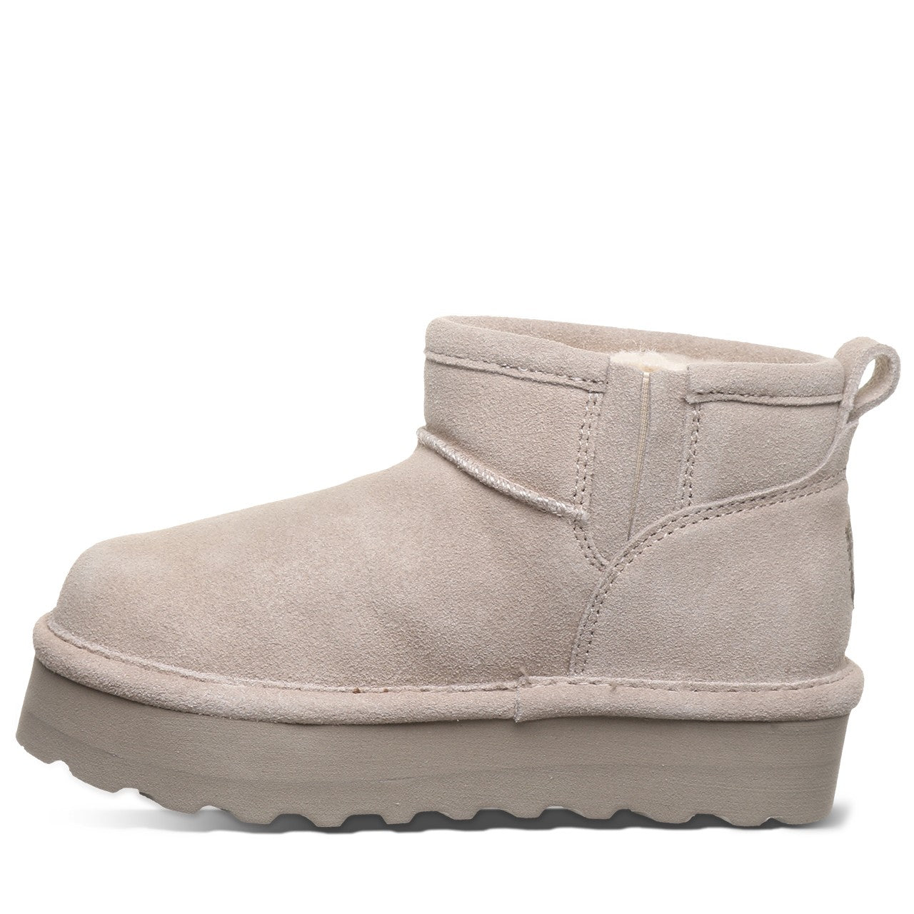 Bearpaw RETRO SHORTY YOUTH Youth's Boots - 2940Y - Mushroom - side view