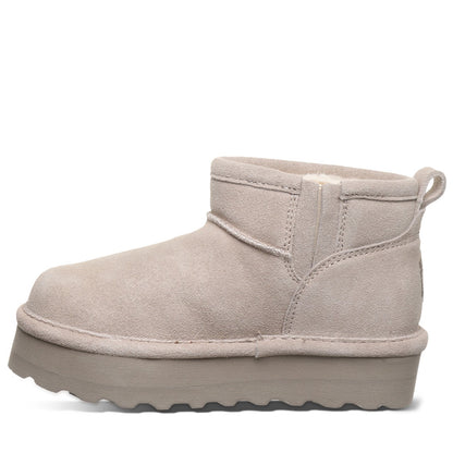 Bearpaw RETRO SHORTY YOUTH Youth's Boots - 2940Y - Mushroom - side view