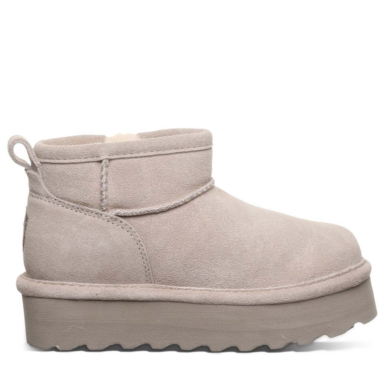 Bearpaw RETRO SHORTY YOUTH Youth's Boots - 2940Y - Mushroom - side view 2