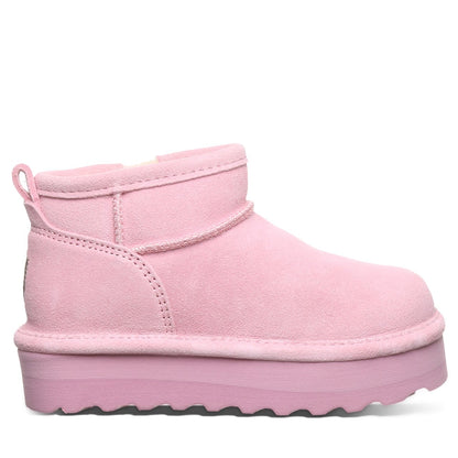Bearpaw RETRO SHORTY YOUTH Youth's Boots - 2940Y - Prism Pink - side view 2