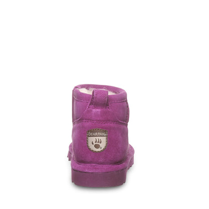 Bearpaw SHORTY YOUTH Youth's Boots - 2860Y - Hypnotic Violet - back view
