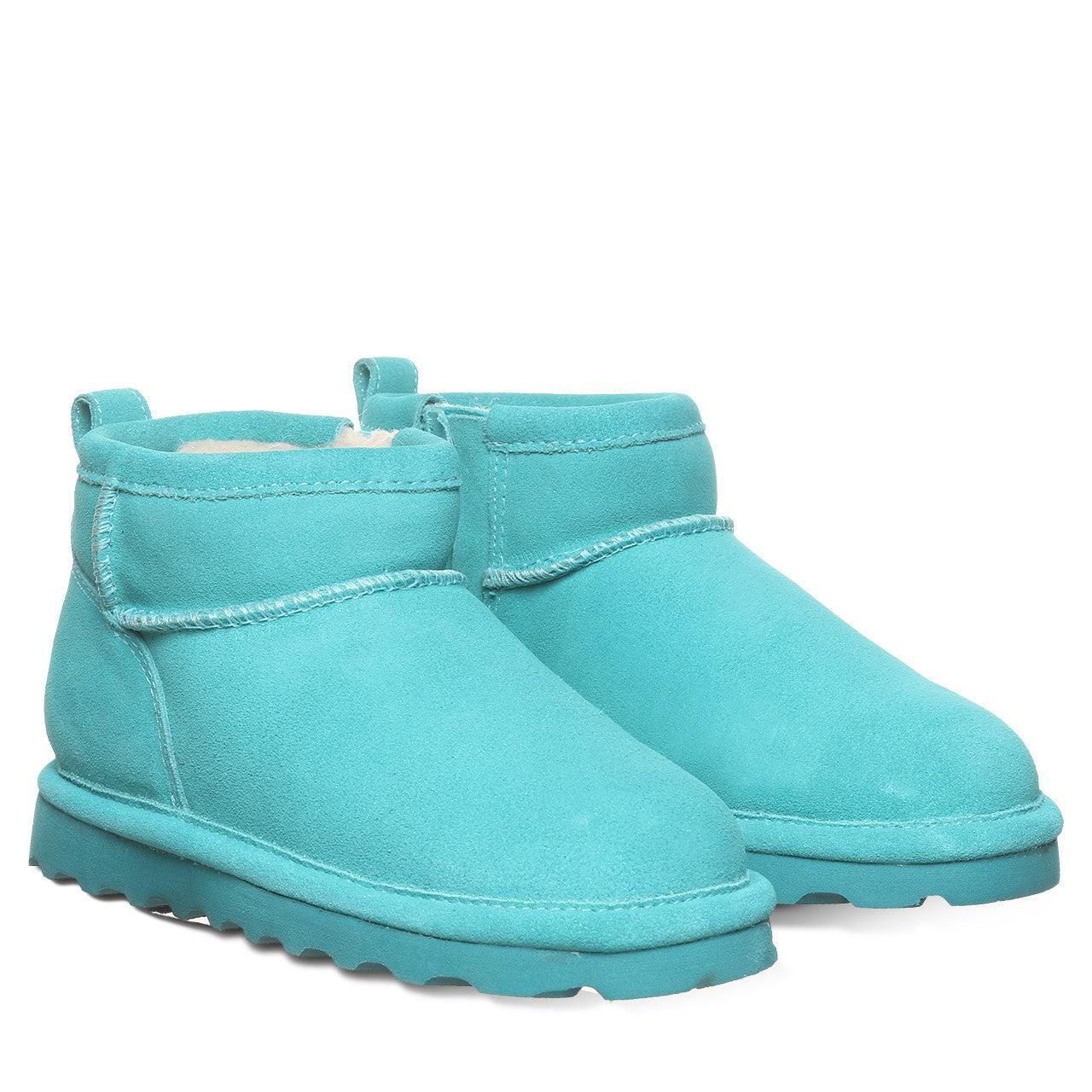 Bearpaw SHORTY YOUTH Youth's Boots - 2860Y - Liquid Turquoise - pair view