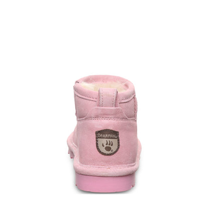 Bearpaw SHORTY YOUTH Youth's Boots - 2860Y - Prism Pink - back view