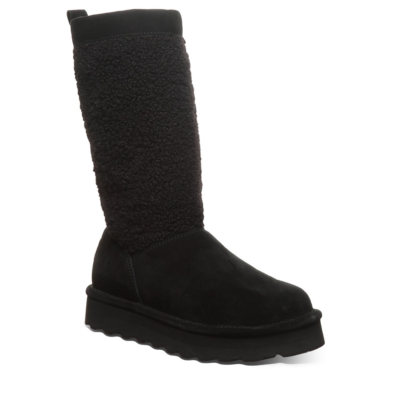 Bearpaw SNUGGLE MURPHY PLATFORM LO Women's Boots - 3302W - Black - angle main