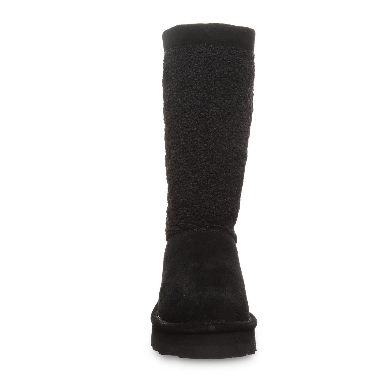 Bearpaw SNUGGLE MURPHY PLATFORM LO Women's Boots - 3302W - Black - front view
