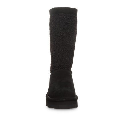 Bearpaw SNUGGLE MURPHY PLATFORM LO Women's Boots - 3302W - Black - front view