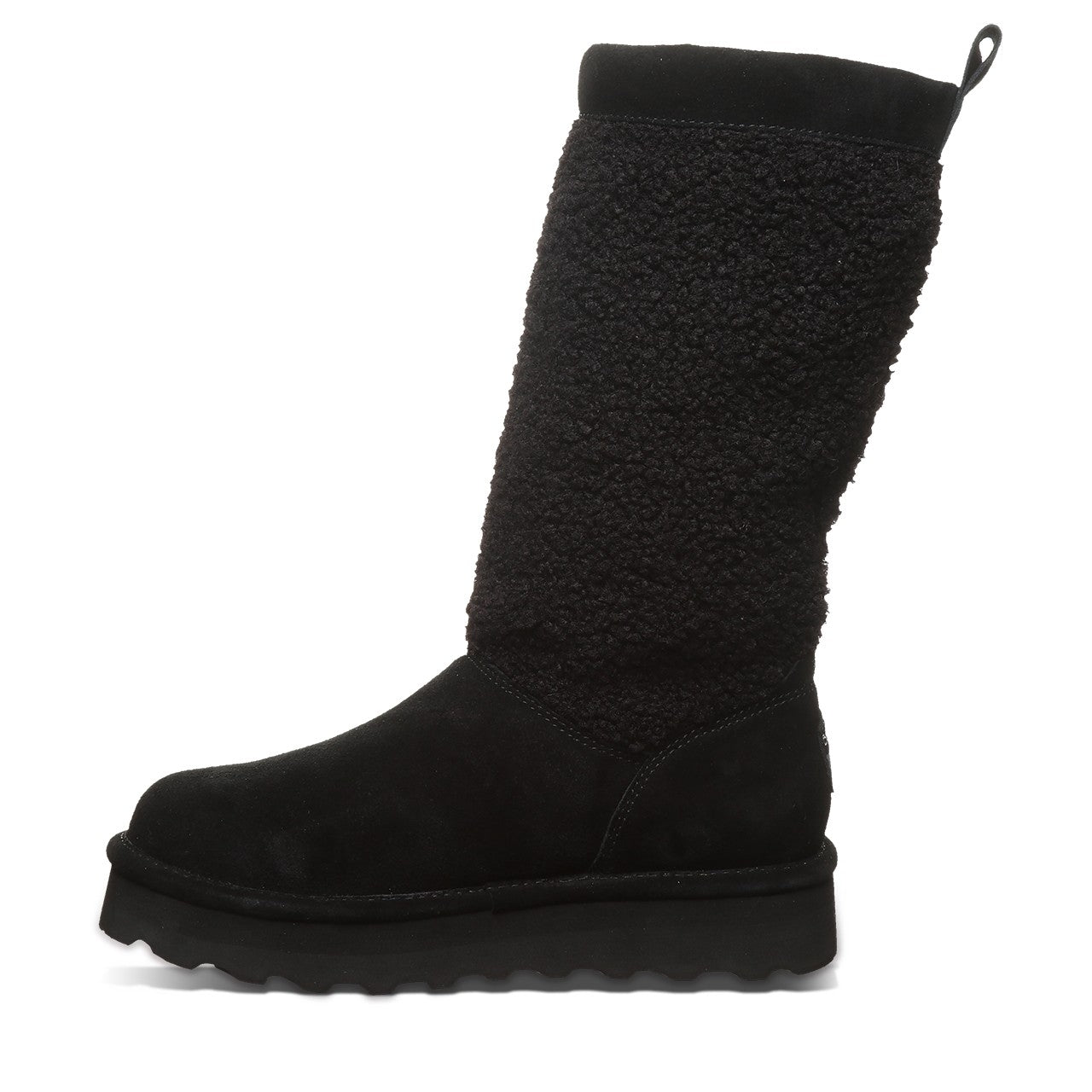 Bearpaw SNUGGLE MURPHY PLATFORM LO Women's Boots - 3302W - Black - side view
