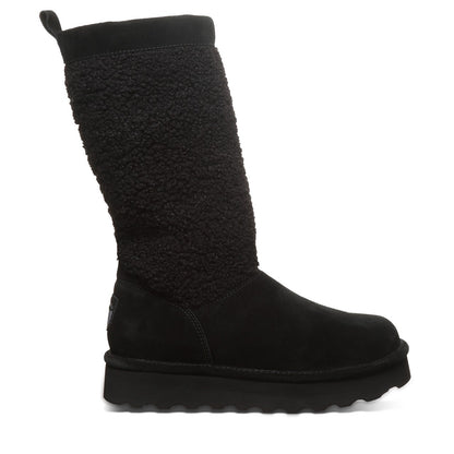 Bearpaw SNUGGLE MURPHY PLATFORM LO Women's Boots - 3302W - Black - side view 2