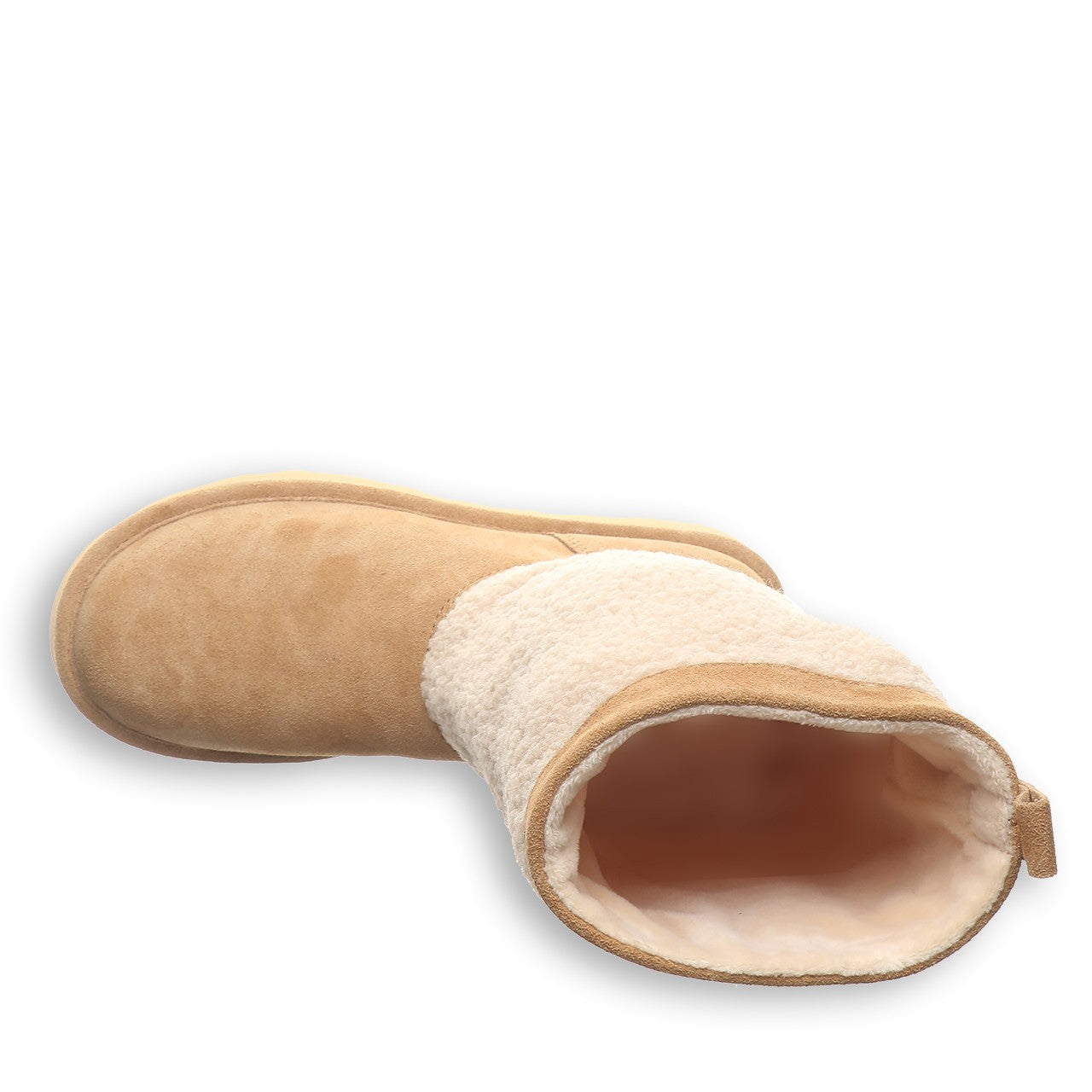 Bearpaw SNUGGLE MURPHY PLATFORM LO Women's Boots - 3302W - Iced Coffee - top view