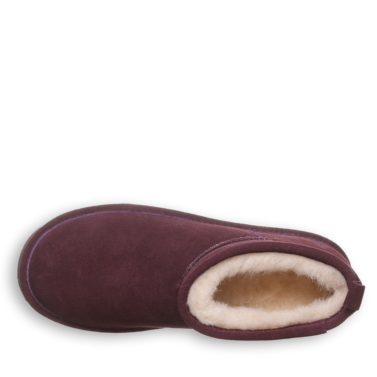 Bearpaw SUPER SHORTY Women's Boots - 3049W - Eggplant - top view