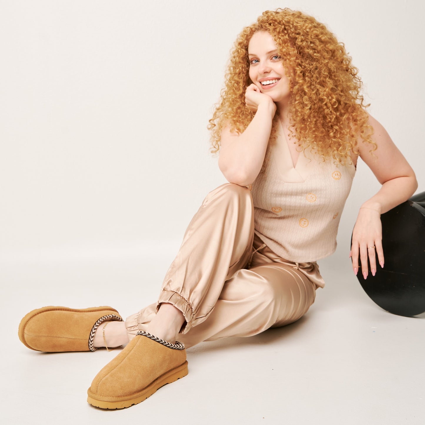 Bearpaw TABITHA Women's Slippers - 2973W - Iced Coffee - lifestyle view